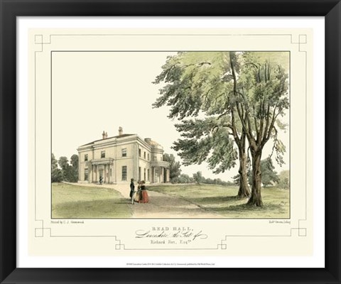 Framed Lancashire Castles II Print