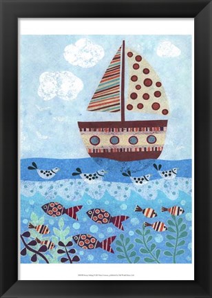 Framed Sunny Sailing Print
