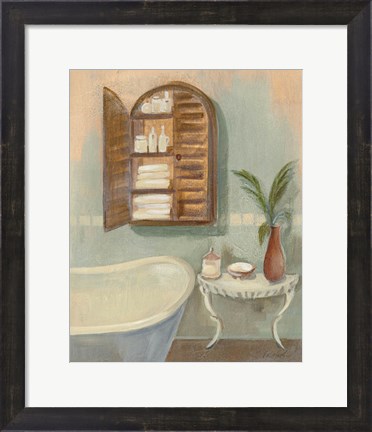 Framed Steam Bath II Print