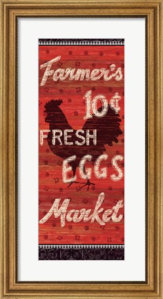Framed Country Touch VI Print