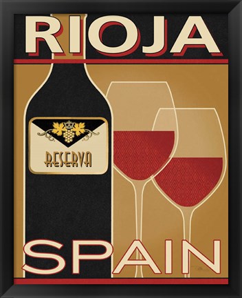 Framed Rioja Print