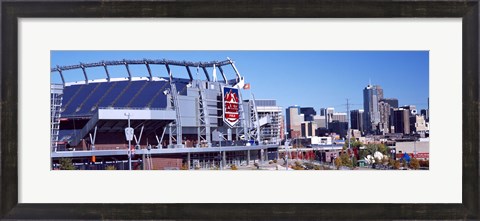 Framed Sports Authority Field at Mile High, Denver, Colorado Print
