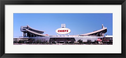 Framed Arrowhead Stadium, Kansas City, Missouri Print