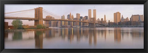 Framed Brooklyn Bridge Manhattan New York City NY Print