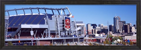 Framed Sports Authority Field at Mile High, Denver, Colorado Print