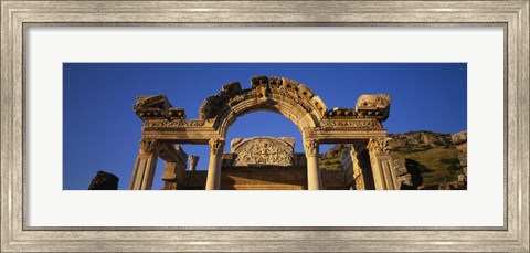 Framed Turkey, Ephesus, temple ruins Print