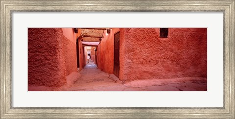 Framed Medina Old Town, Marrakech, Morocco Print
