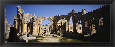 Framed St. Simeon The Stylite Abbey, Aleppo, Syria Print