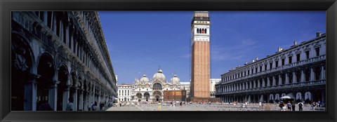 Framed Square in Venice Italy Print