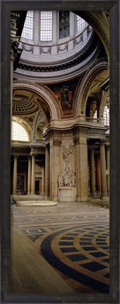 Framed Pantheon Interior Paris France Print