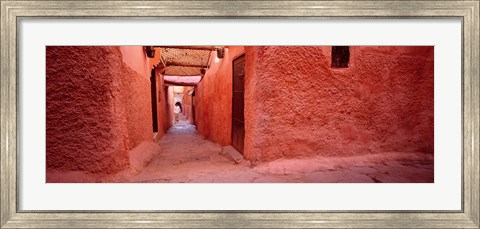 Framed Medina Old Town, Marrakech, Morocco Print