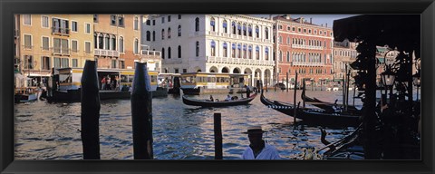 Framed Waterfront View in Venice Italy Print