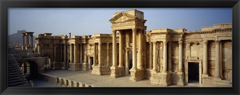 Framed Facade of a building, Palmyra, Syria Print