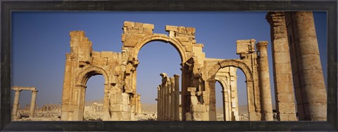 Framed Old Stone Ruins in Palmyra, Syria Print