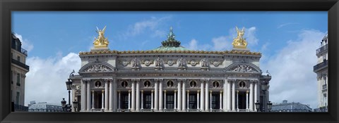 Framed Low angle view of an opera house, Opera Garnier, Paris, Ile-de-France, France Print