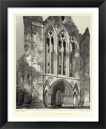 Framed Gothic Detail VI Print