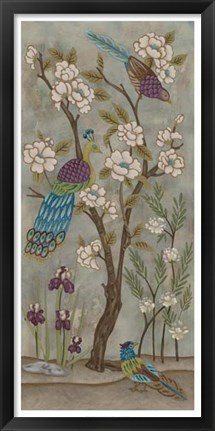 Framed Gardenia Chinoiserie I Print