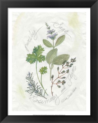 Framed Parsley &amp; Sage Print