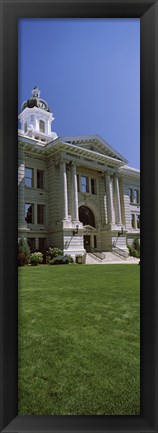 Framed Facade of a government building, Missoula County Courthouse, Missoula, Montana Print