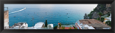 Framed Positano, Amalfi Coast, Italy Print