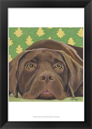 Framed Dlynn&#39;s Dogs - Casey Print