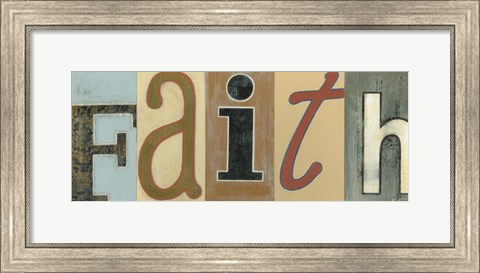 Framed Faith Panel Print