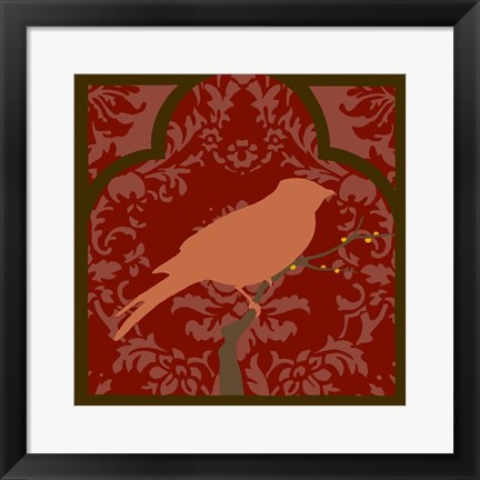 Framed Moroccan Songbird I Print