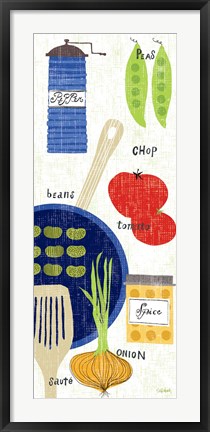Framed Cooking It Print