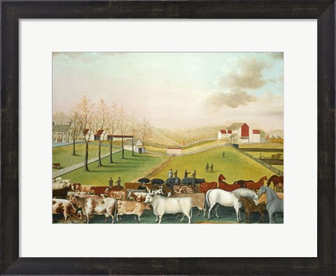 Framed Cornell Farm, 1848 Print