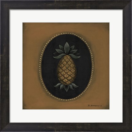 Framed Pineapple 04 Print