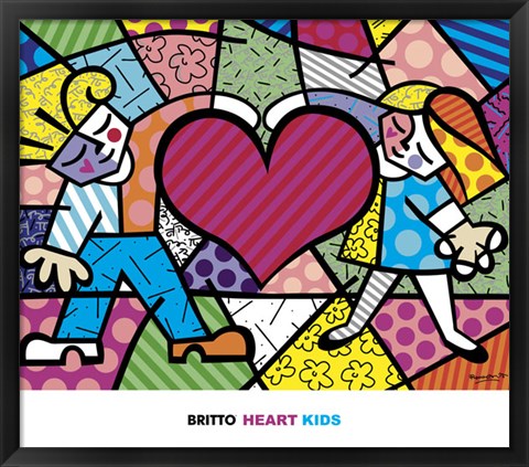 Framed Heart Kids Print