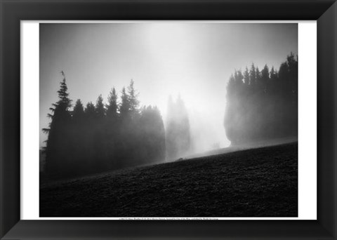 Framed Misty Weather III Print