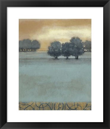 Framed Tranquil Landscape II Print