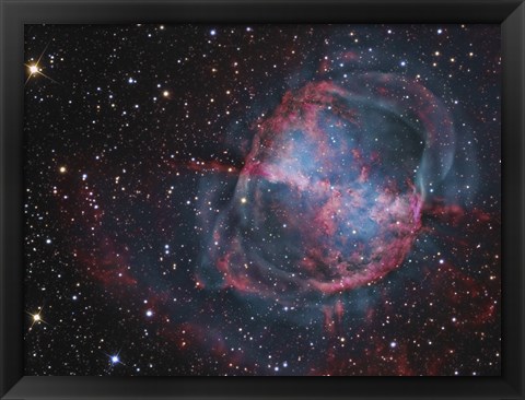 Framed Close up of The Dumbbell Nebula Print
