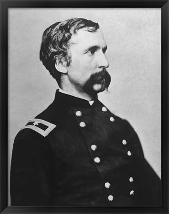 Framed General Joshua Lawrence Chamberlain (right profile) Print