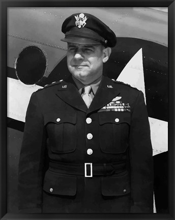 Framed General James Harold Doolittle in uniform Print