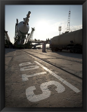 Framed Soyuz Rocket Print