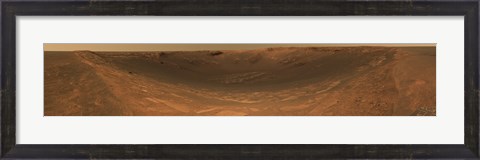 Framed Impact Crater Endurance on the Surface of Mars Print