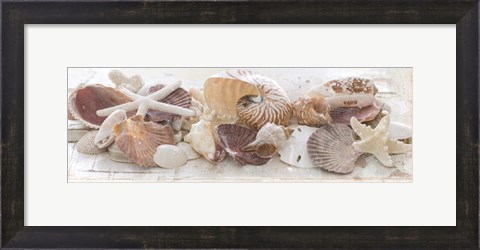 Framed Treasures by the Sea I Print