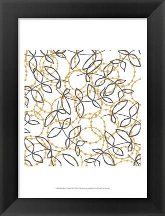 Framed Daisy Chain II Print