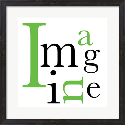 Framed Imagine 4 Print