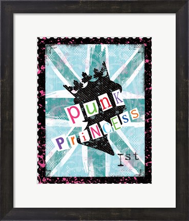 Framed Punk Princess Print