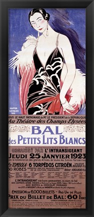 Framed Le Bal des Petits Lits Blancs 1922 Print