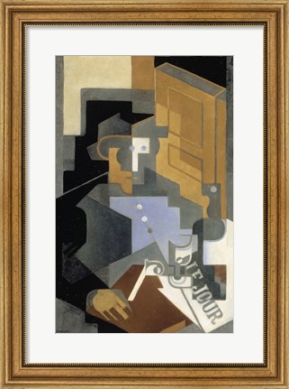Framed Le Tourangeau [Man from the Touraine], 1918 Print