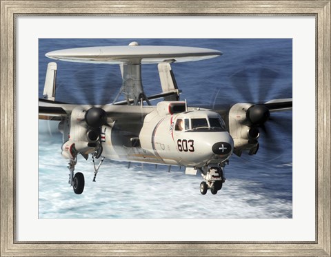 Framed E-2C Hawkeye Print