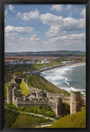 Framed Scarborough Castle, Scarborough, North Yorkshire, England Print