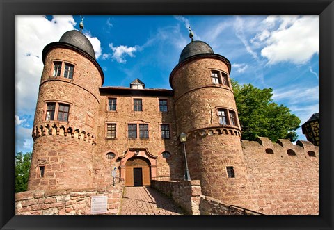 Framed Wertheim Castle, Wertheim, Germany Print