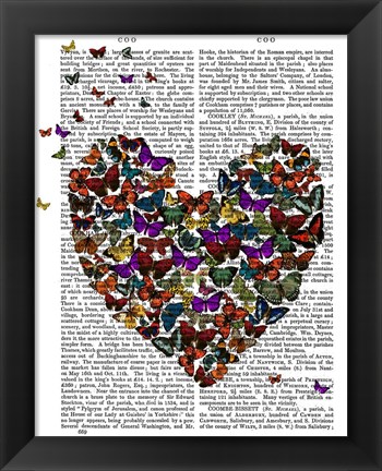 Framed Butterfly Heart Print