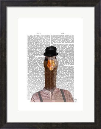 Framed Clockwork Orange Goose Print