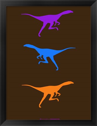 Framed Dinosaur Family 17 Print